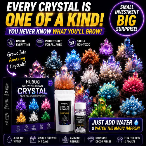 HUBUQ® Luxury Crystal Atelier – Premium Crystal Growth Powder