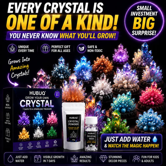 HUBUQ® Luxury Crystal Atelier – Premium Crystal Growth Powder
