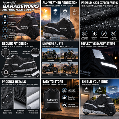 Alderrally® GarageWorks Motorcycle Cover