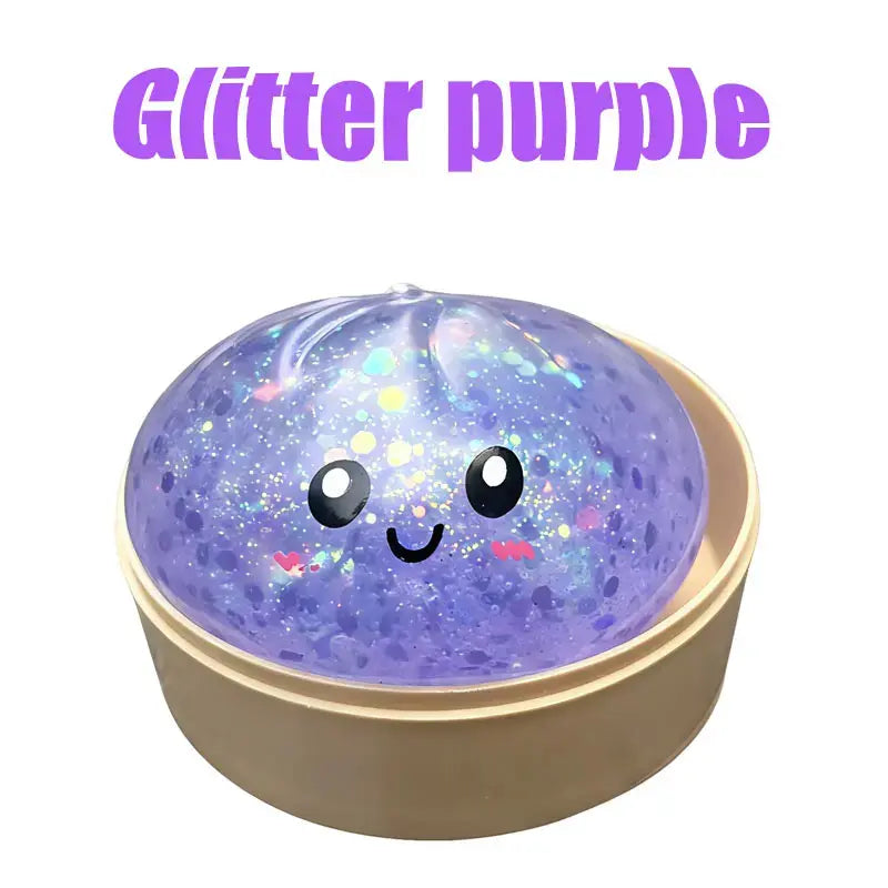 🌈 Sparkling Halloween Ghost Squeeze Toy | Soft Stress-Relief Toy | Portable Hand-Held Stress Reliever