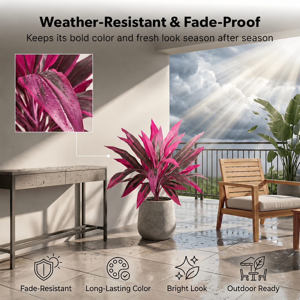 🎁  Last Day 60% OFF - Artificial Boston Fern & Dragon's Blood Tree Plants