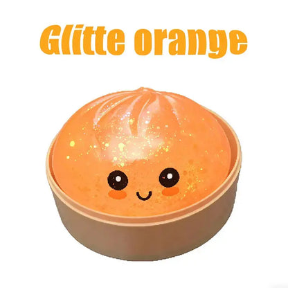 🌈 Sparkling Halloween Ghost Squeeze Toy | Soft Stress-Relief Toy | Portable Hand-Held Stress Reliever