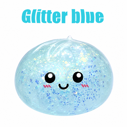 🌈 Sparkling Halloween Ghost Squeeze Toy | Soft Stress-Relief Toy | Portable Hand-Held Stress Reliever