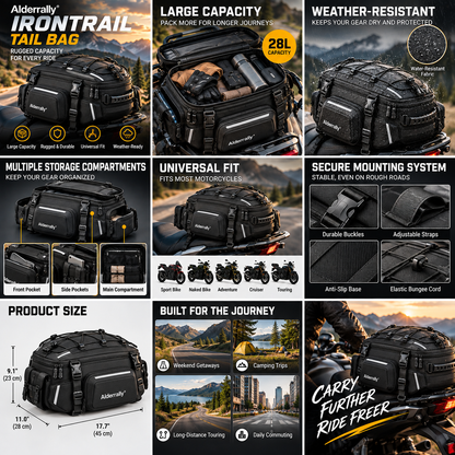 Alderrally® Irontrail Tail Bag