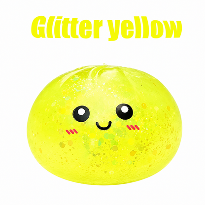 🌈 Sparkling Halloween Ghost Squeeze Toy | Soft Stress-Relief Toy | Portable Hand-Held Stress Reliever