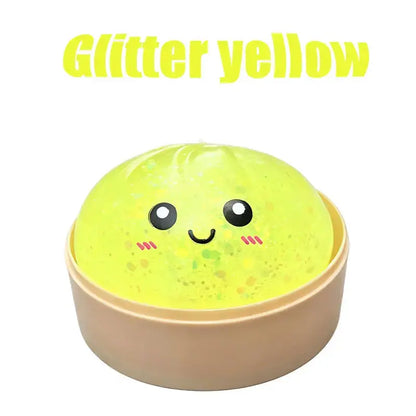 🌈 Sparkling Halloween Ghost Squeeze Toy | Soft Stress-Relief Toy | Portable Hand-Held Stress Reliever