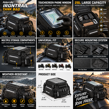 Alderrally® Irontrail Tank Bag