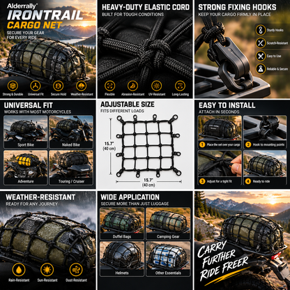 Alderrally® Irontrail Cargo Net
