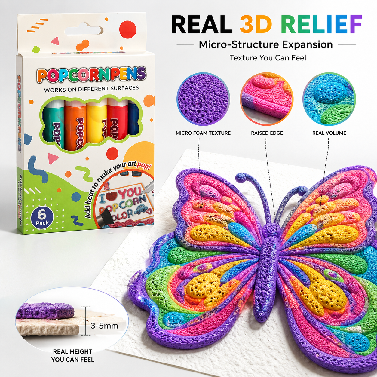 Save 50% by ordering today丨IEY® 3D Relief Art Pen – Turn Flat Drawings Into Touchable 3D Art✨✨