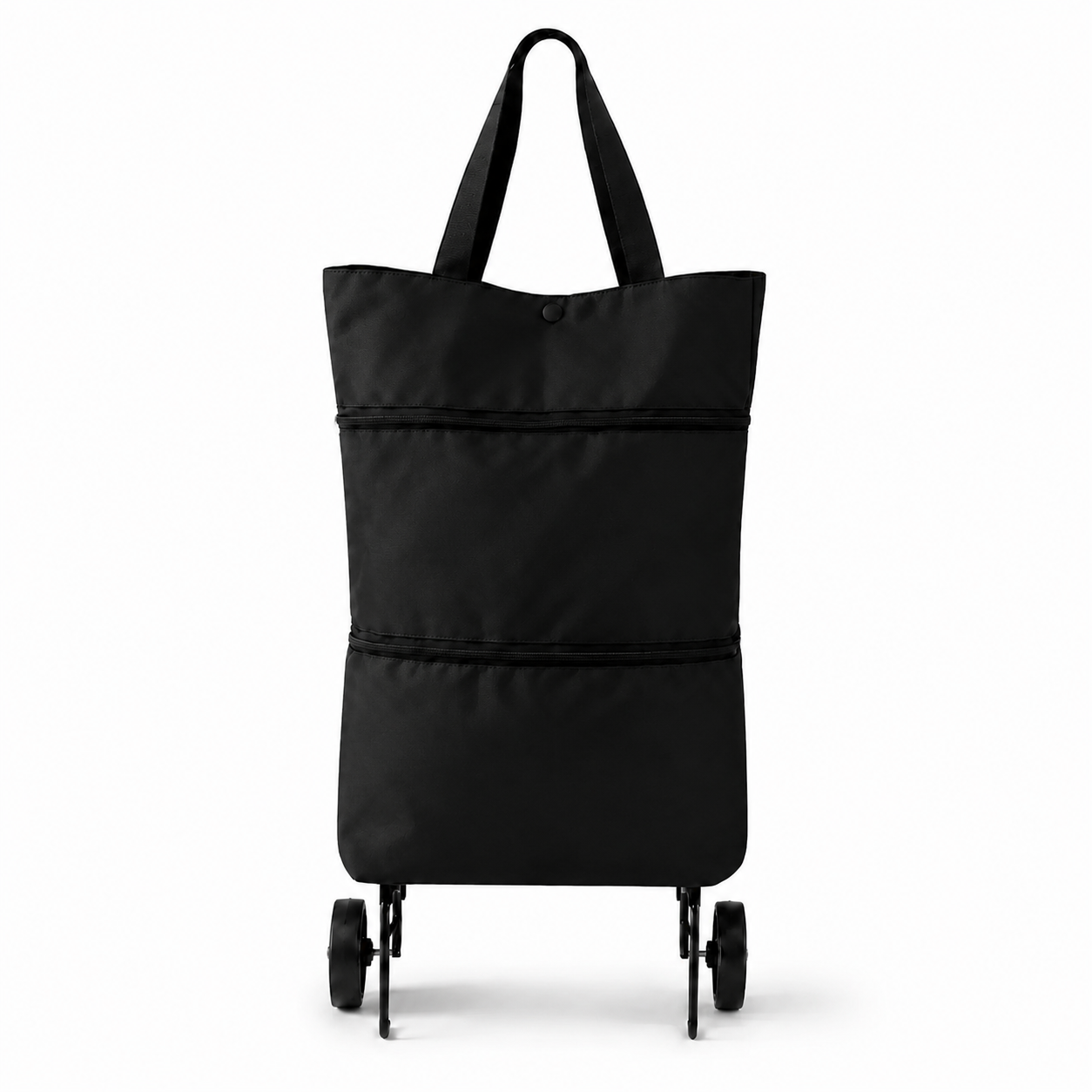 🛒Foldable shopping trolley – Practical shopping bag with wheels for daily shopping