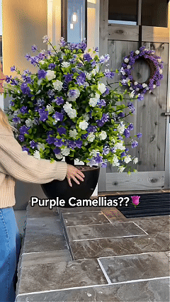 🌱🌱artificial potted trees with ground stake