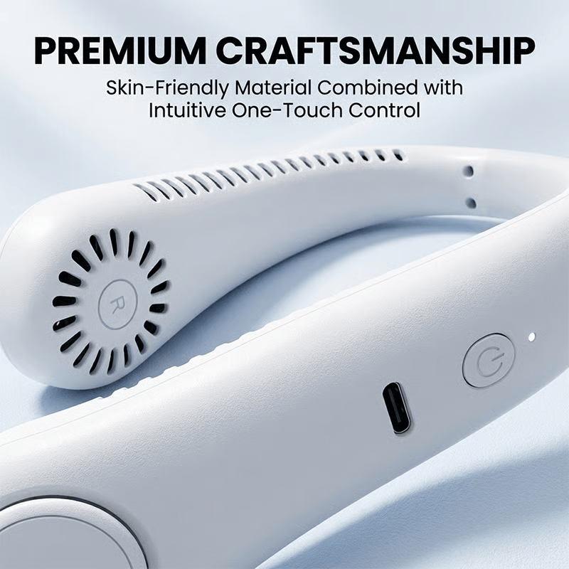 🔥Last Day 49% OFF🔥🍃 Portable Bladeless Neck Fan