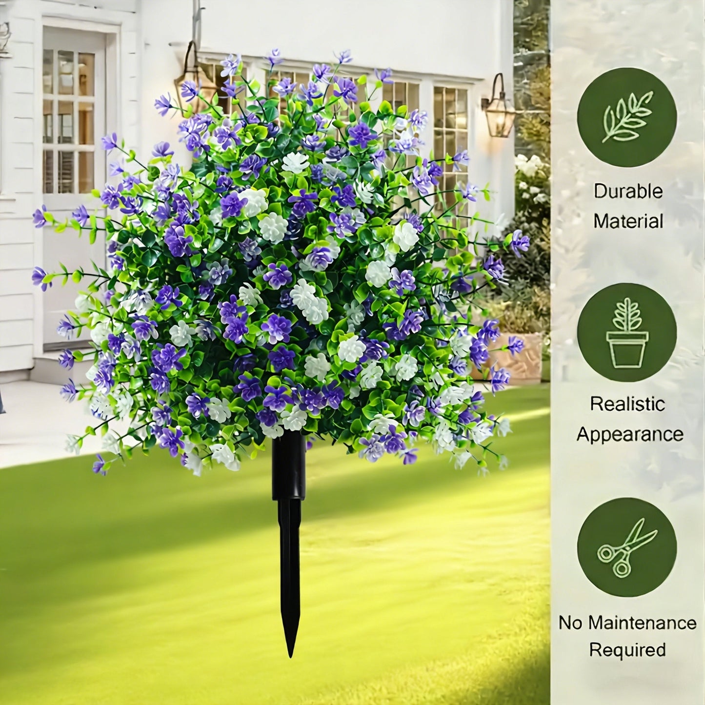 🌱🌱artificial potted trees with ground stake
