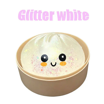 🌈 Sparkling Halloween Ghost Squeeze Toy | Soft Stress-Relief Toy | Portable Hand-Held Stress Reliever