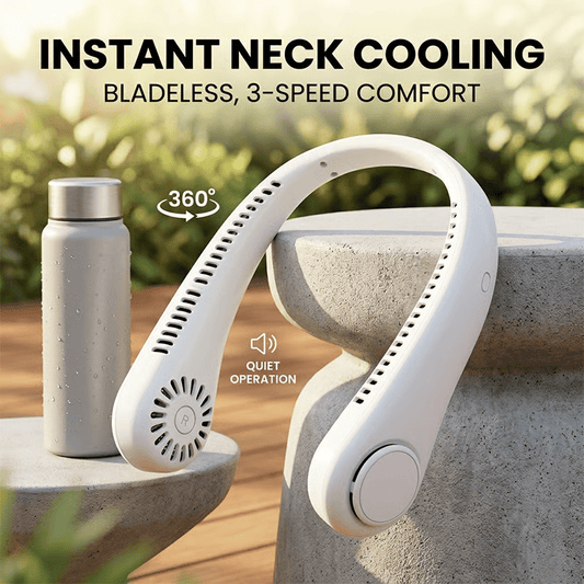 🔥Last Day 49% OFF🔥🍃 Portable Bladeless Neck Fan