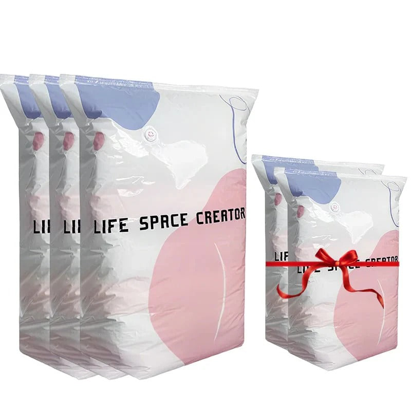 👑LAST DAY: 80% OFF⏰ High-capacity vacuum bags – No pump needed! 🎁