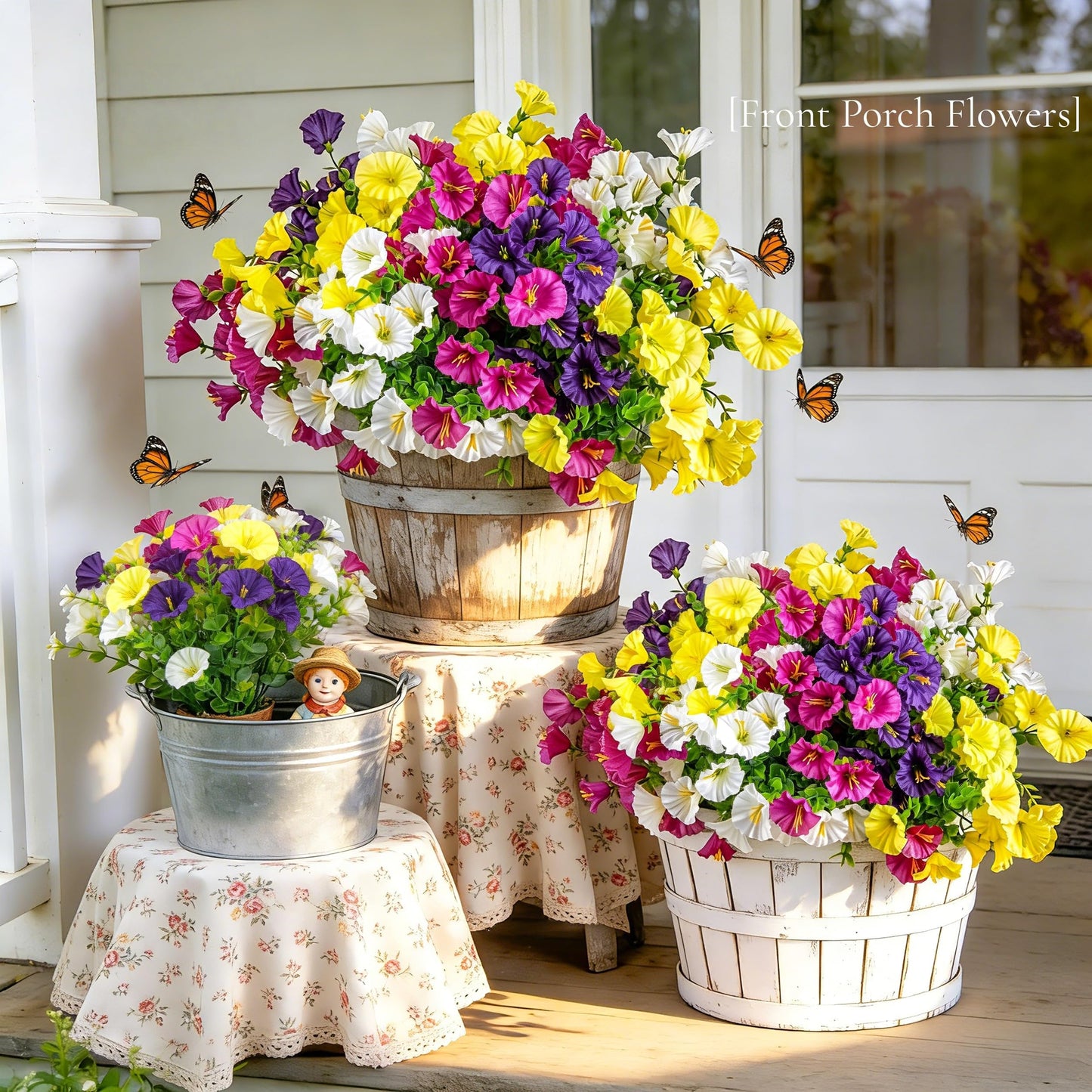 💥Last Day 60% OFF💥UV Resistant Artificial Petunias Flowers